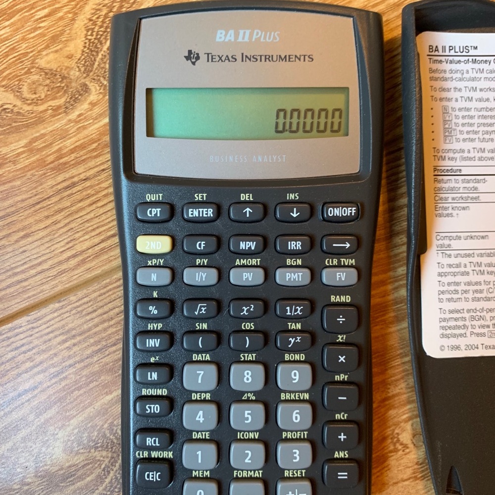Texas Instruments BA 11 Plus Calulator - Picture 4 of 4